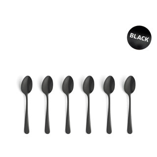 Afbeelding laden in galerijviewer, Amefa theelepels black 6 stuks
