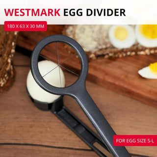 Afbeelding laden in galerijviewer, Eiersnijder columbus black edition westmark | 2 stuks

