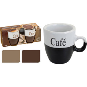 Beker 150 ml set 2 stuks 3 assorti kleur | 4 stuks