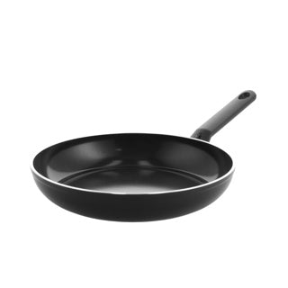Afbeelding laden in galerijviewer, Bk easy induction koekenpan 30cm - pfas-vrije antikleeflaag - koekenpan inductie - keramische pan - ovenbestendig tot 160°c - koudgrepen - zwart
