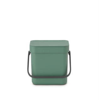 Afbeelding laden in galerijviewer, Brabantia afvalbakje sort go 3l fir groen | 2 stuks
