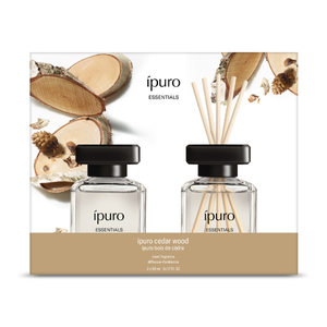 Ipuro geurdiffuser cedar wood 2 x 50 ml