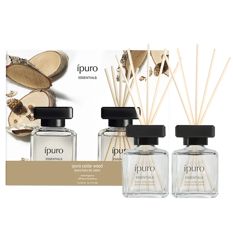 Afbeelding laden in galerijviewer, Ipuro geurdiffuser cedar wood 2 x 50 ml

