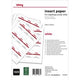 Badge insteekkaarten viking papier 60x90mm wit