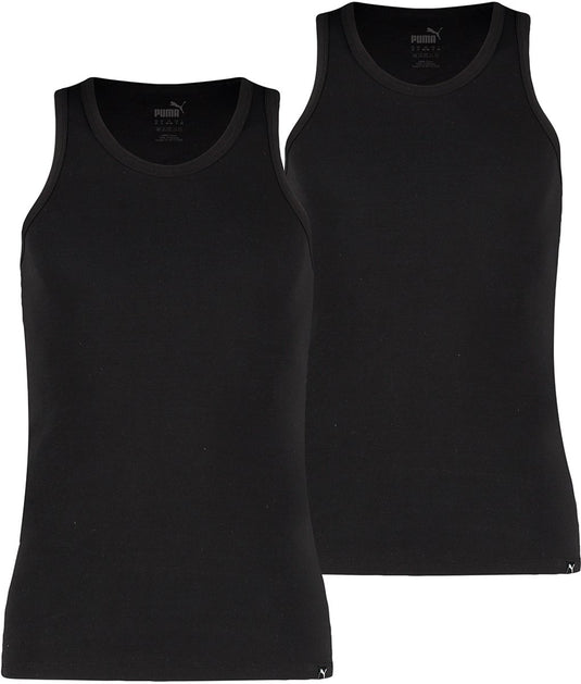 Puma heren everyday hemd - black - l - 2 paar