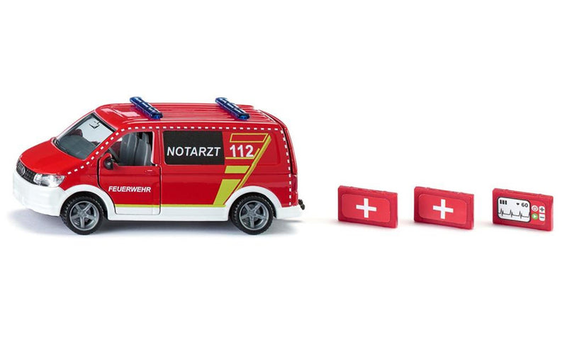 Afbeelding laden in galerijviewer, Siku 2116 vw t6 eerste hulparts 15,5x8,7x5,1cm
