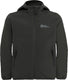 Jack wolfskin fourwinds jacket kids outdoorjas - granite black - 140