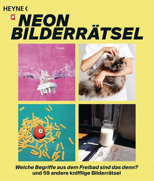 Das neon-bilderrätsel
