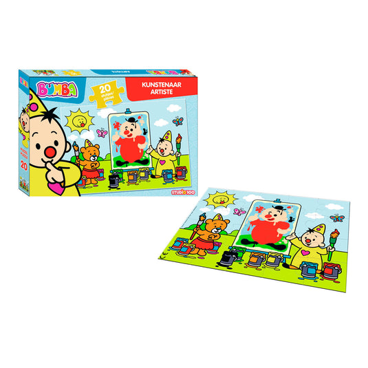 Studio 100 bumba puzzel kunstenaar, 20st.