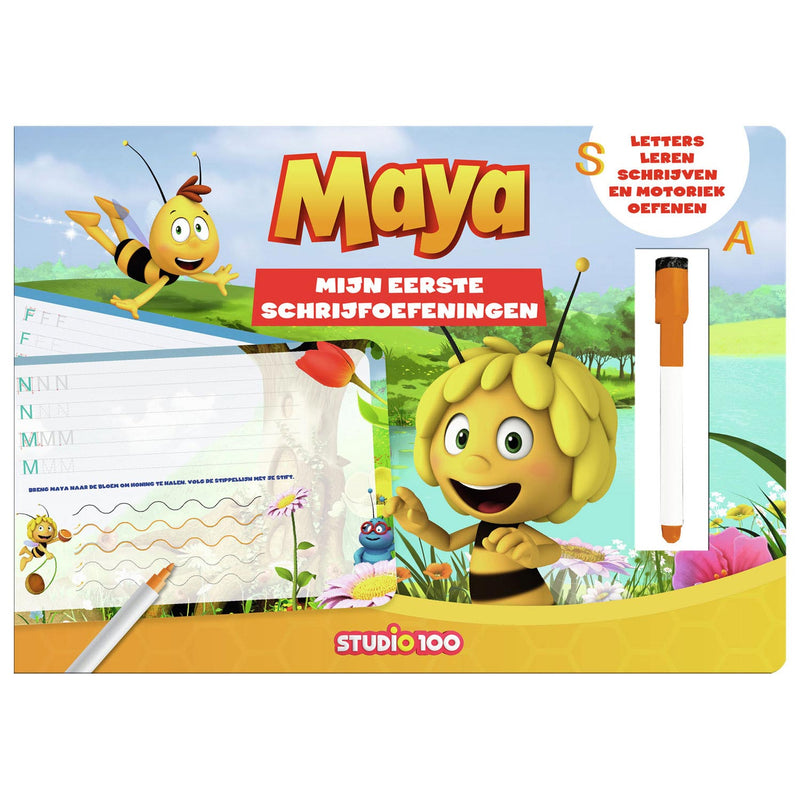 Afbeelding laden in galerijviewer, Studio 100 maya de bij kartonboek - schrijf en wis

