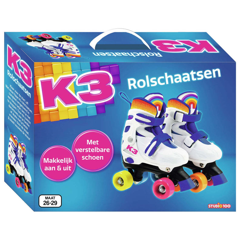 Afbeelding laden in galerijviewer, Studio 100 k3 rolschaatsen - maat 26-29
