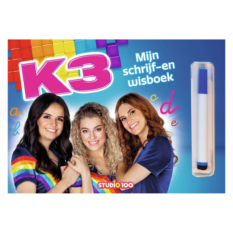 Afbeelding laden in galerijviewer, Studio 100 k3 schrijf- en wisboek

