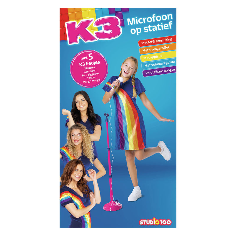 Afbeelding laden in galerijviewer, Studio 100 k3 microfoon op statief
