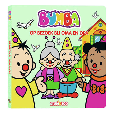 Studio 100 bumba kartonboek - op bezoek bij oma en opa