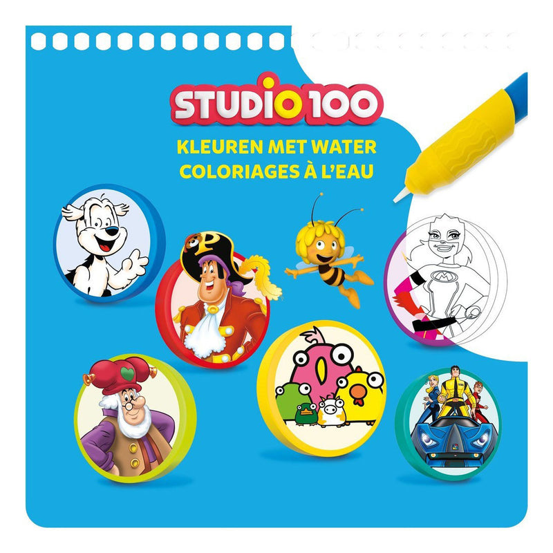 Afbeelding laden in galerijviewer, Studio 100 kleuren met water kleurboek
