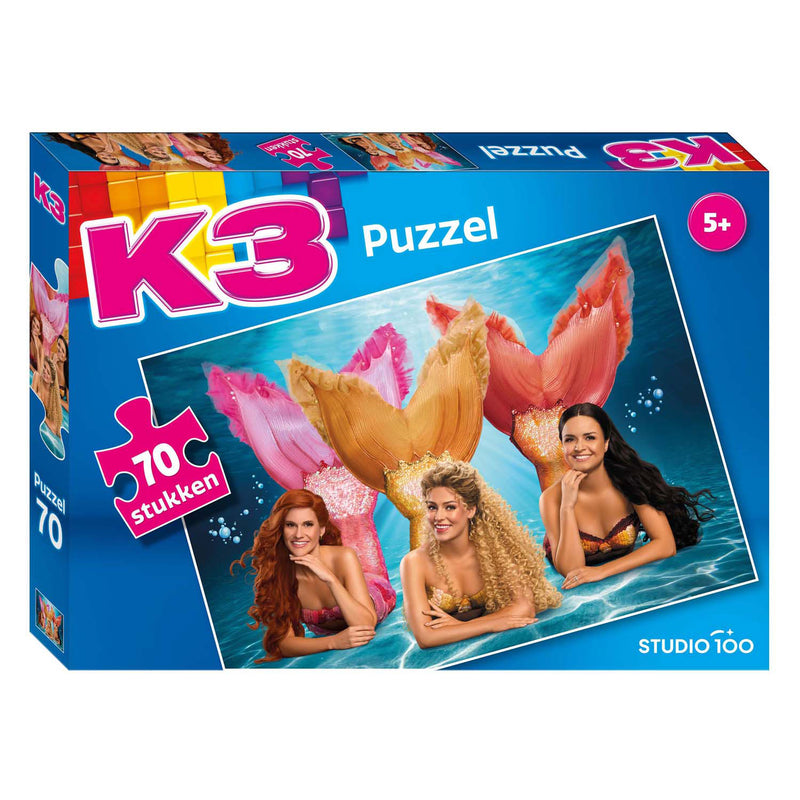Afbeelding laden in galerijviewer, K3 legpuzzel - lied van de zeemeermin, 70st.
