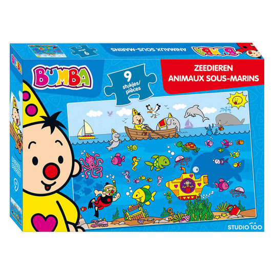 Studio 100 bumba puzzel zeedieren, 9st.