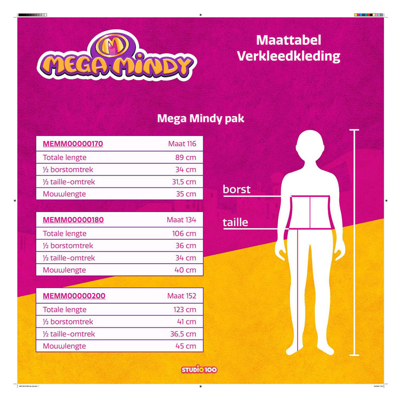 Afbeelding laden in galerijviewer, Studio 100 mega mindy verkleedpak zonder masker - 3-5 jaar
