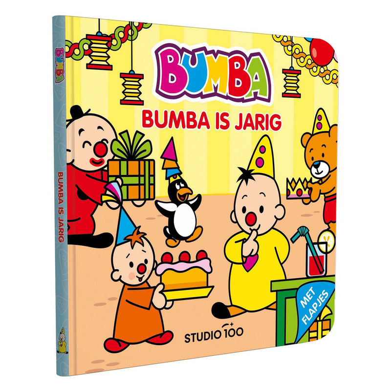 Afbeelding laden in galerijviewer, Studio 100 bumba kartonboek met flapjes - bumba is jarig

