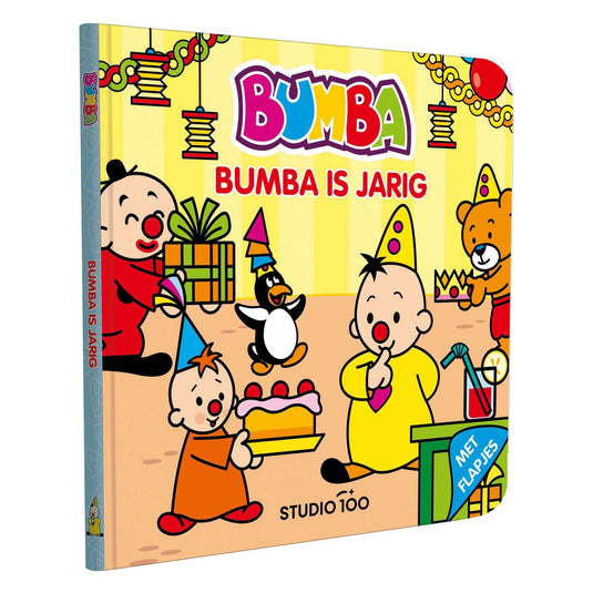 Studio 100 bumba kartonboek met flapjes - bumba is jarig