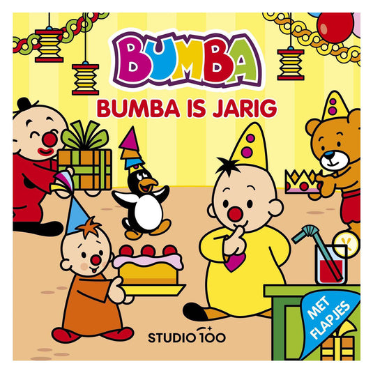 Studio 100 bumba kartonboek met flapjes - bumba is jarig