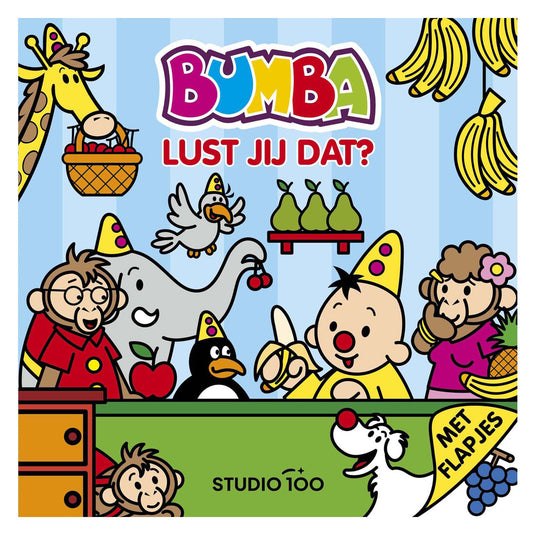Studio 100 bumba kartonboek met flapjes - lust jij dat?
