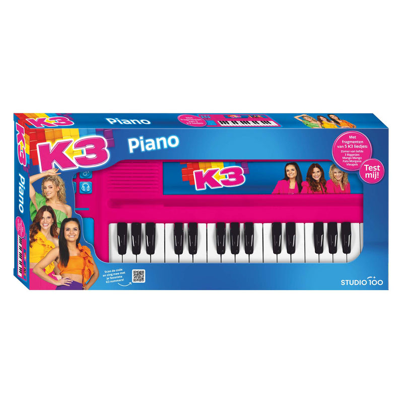 Afbeelding laden in galerijviewer, Studio 100 k3 piano met 5 k3 liedjes
