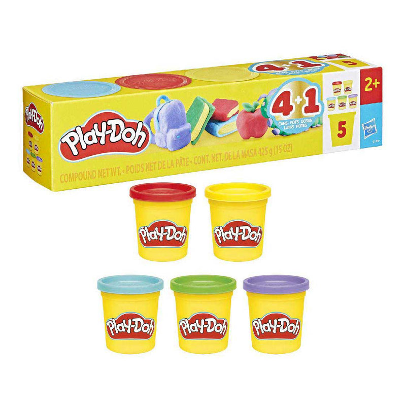 Afbeelding laden in galerijviewer, Play-doh back to school - 5 kleipotjes
