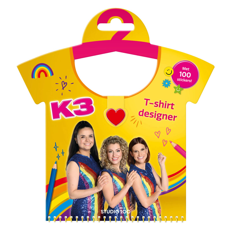Afbeelding laden in galerijviewer, Studio 100 k3 doeboek - t-shirt designer

