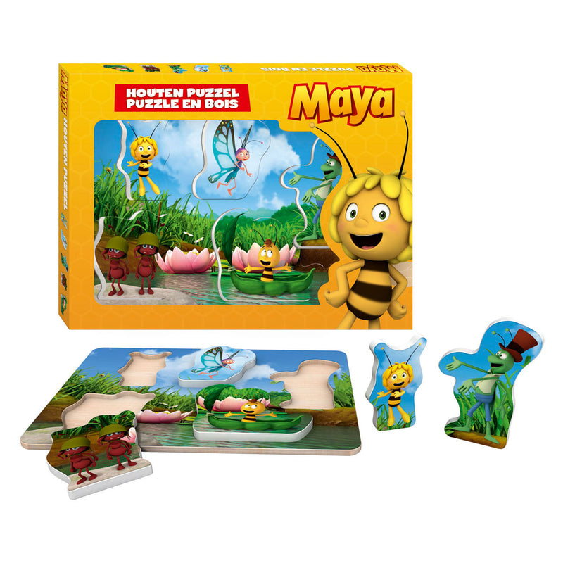 Afbeelding laden in galerijviewer, Studio 100 maya houten puzzel met dikke stukken - formaat a4
