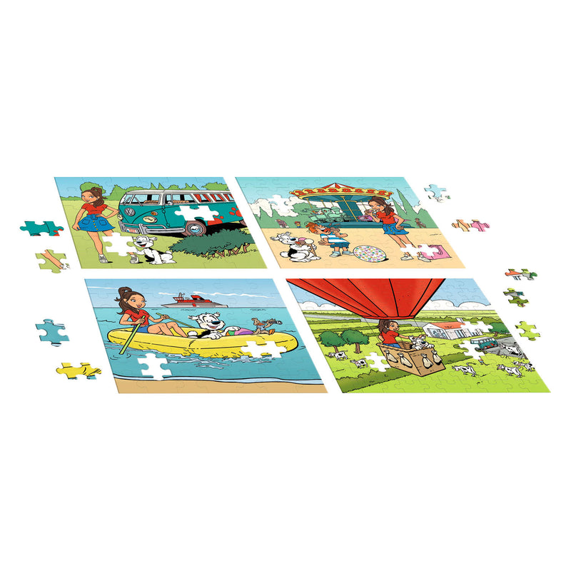 Afbeelding laden in galerijviewer, Samson marie puzzel - 4 in 1 puzzel - 36 49 64 100 stukjes
