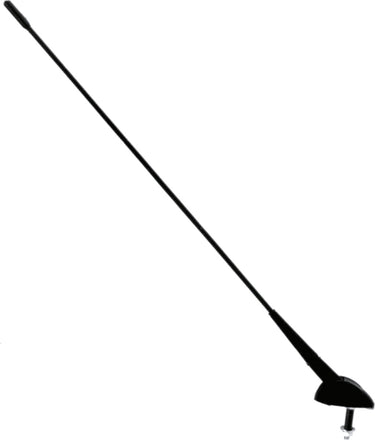 Carpoint fm am dakantenne - verstelbare hellingshoek van 0-50° - mastlengte 43cm – boorgat ø 5mm – inbouwdiepte 22mm – antennekop afmeting 47x30 mm – kabellengte 2 meter