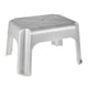 Keeeper opstapje 36,5x30x24cm zilver