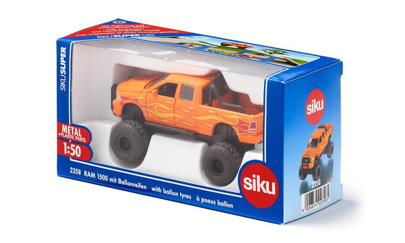 Afbeelding laden in galerijviewer, Siku ram 1500 met ballonbanden 1:50 nr 2358
