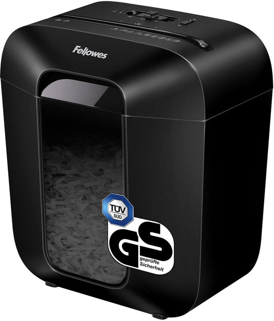 Papierversnipperaar fellowes lx25 zwart cross-cut