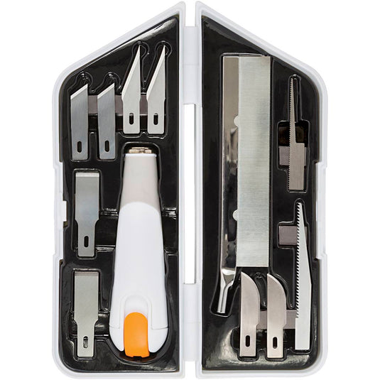 Fiskars mes beitel en zaagset