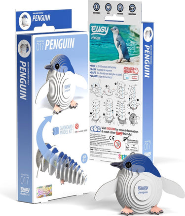 Eugy 3d puzzel - pinguïn - zeedieren - duurzaam - verzamel ze allemaal - 6 jaar