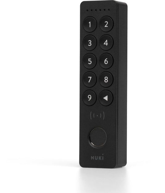 Nuki keypad 2 nfc - keypad voor slim deurslot - vingerafdruk, toegangscode nfc - tap to unlock - voor smart lock ultra, pro en go