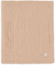 Jollein deken hydrofiel 75x100cm jacquard biscuit gots