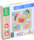 Marionette - houten puzzel - dierenmotief - 1 set