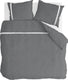 Walra dekbedovertrek timeless chic - 240x220 - 100% katoen (bci) - antraciet