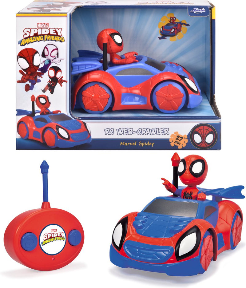 Afbeelding laden in galerijviewer, Dickie jada toys - rc spiderman spidey web crawler - bestuurbare auto
