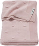 Meyco baby knots wiegdeken - pink - 75x100cm - 1.0 tog