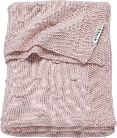 Meyco baby knots wiegdeken - pink - 75x100cm - 1.0 tog