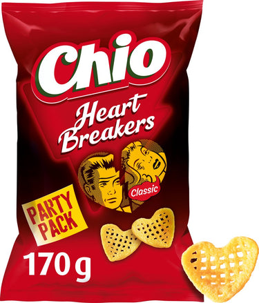 Chio heartbreakers classic party pack - 6 x 170 gram