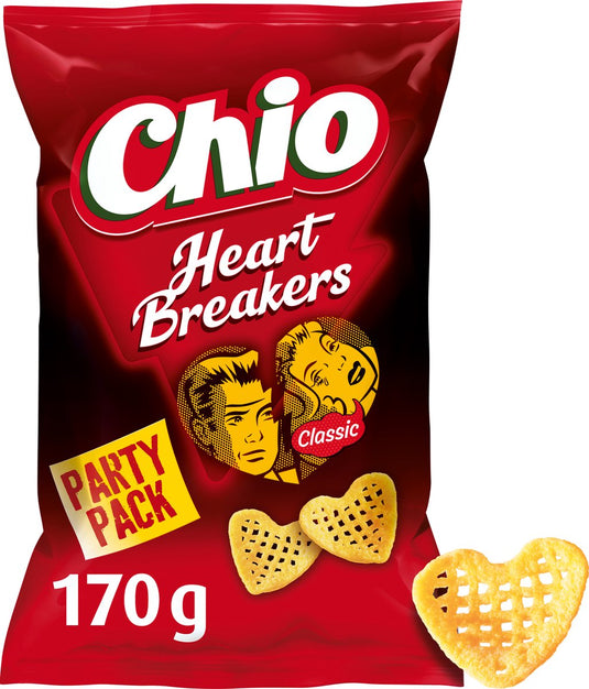 Chio heartbreakers classic party pack - 6 x 170 gram