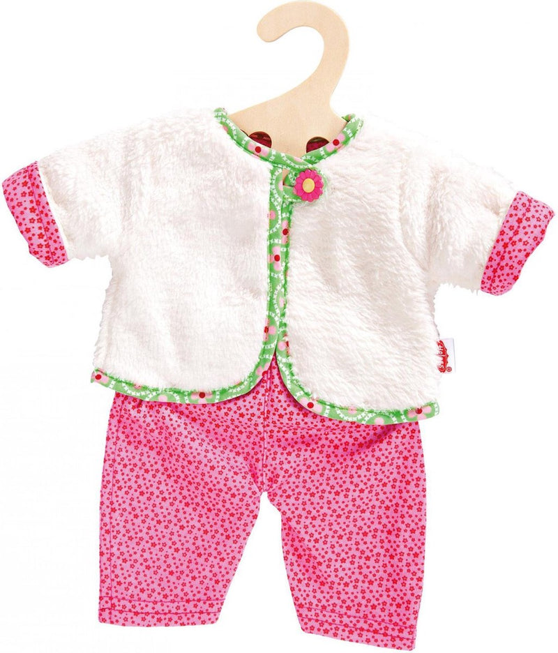 Afbeelding laden in galerijviewer, Heless poppen jas omkeerbaar met broek, 28-35 cm
