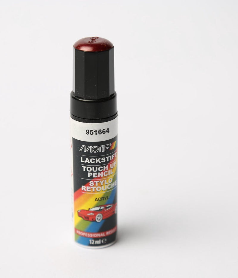 Afbeelding laden in galerijviewer, Motip 951664 - auto lakstift - rood metallic - 12 ml
