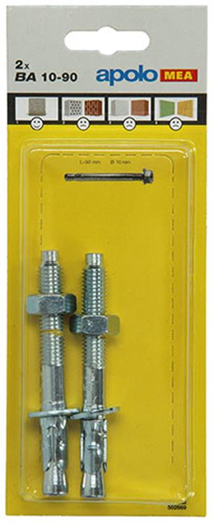 Celo 1015465 - 2 inslagankers ba 502669 10x92mm | 5 stuks