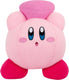 Tomy kirby: kirby met heart nuiguru-knit knuffel - 9cm